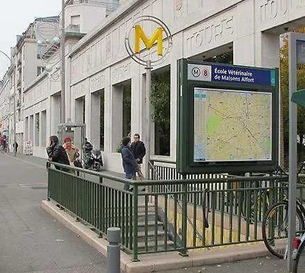 Apartamento Studio Tout Confort Au Sud-est De Paris, 5 Min Du Centre De Paris Maisons-Alfort